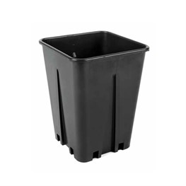 VASO QUADRO CM 15X15X20 - LT 3,40 - FORI LATERALI - FORESTALE